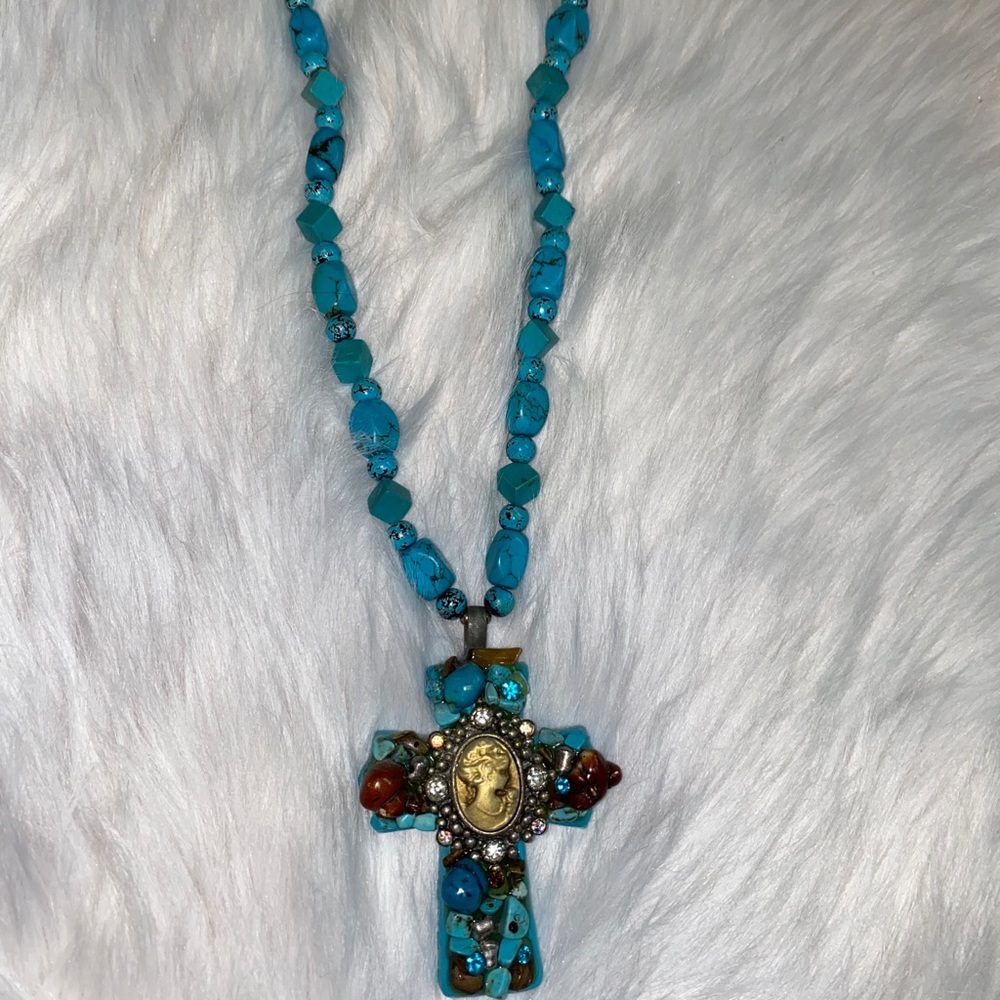 Handmade turquoise necklace